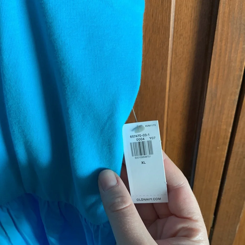 Old Navy Blue Midi Dress - Picture 2 of 5